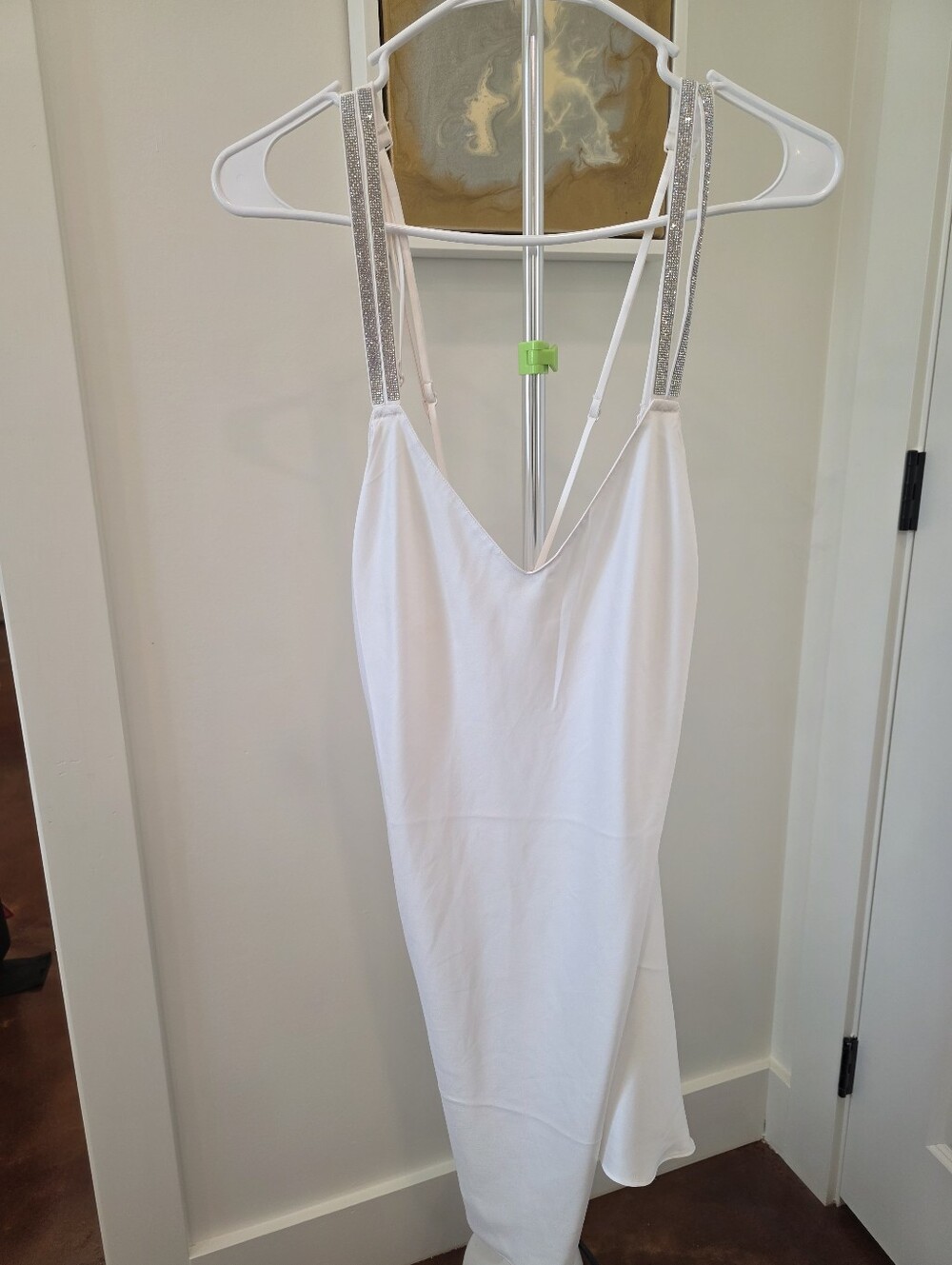 NEW Victoria's Secret Rhinestone Satin Slip XL